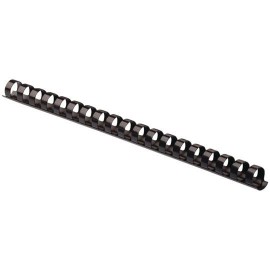 GUSANO DE PLASTICO FELLOWES DE 3/8 PULGADA PASO 55 HOJAS HASTA 55 HOJAS COLOR NEGRO 1 PAQUETE CON 25 PIEZAS - Envío Gratuito