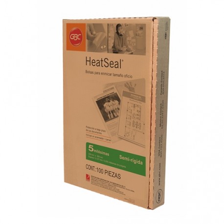MICA TERMICA TAMAÑO OFICIO GBC M130252 FORMA SEMI-RIGIDA 5 MILESIMAS 1 PAQUETE CON 100 PIEZAS - Envío Gratuito