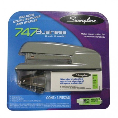 ENGRAPADORA DE ESCRITORIO SWINGLINE ACCO P3232 TIRA COMPLETA UTILIZA GRAPA ESTANDARD 1 PIEZA - Envío Gratuito
