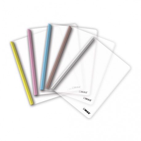 Fólder transparente c/costilla carta - Envío Gratuito