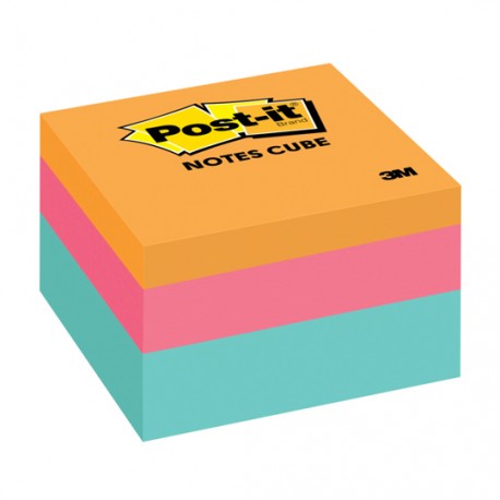 NOTA ADHESIVA REMOVIBLE POST IT 2018LA COLORES PASTEL FORMA CUADRADA 430 HOJAS - Envío Gratuito