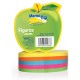 NOTA ADHESIVA REMOVIBLE JANEL MEMOTIP COLORES NEON FORMA DE MANZANA 250 HOJAS - Envío Gratuito
