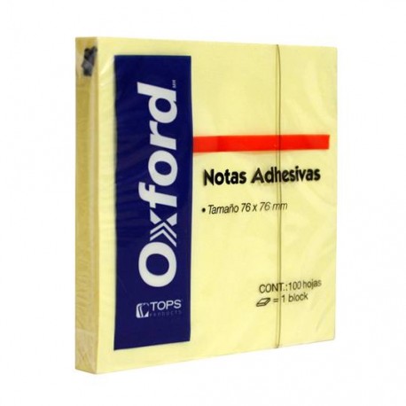 NOTA ADHESIVA REMOVIBLE ESSELTE 74759 COLOR AMARILLO FORMA CUADRADA 100 HOJAS - Envío Gratuito