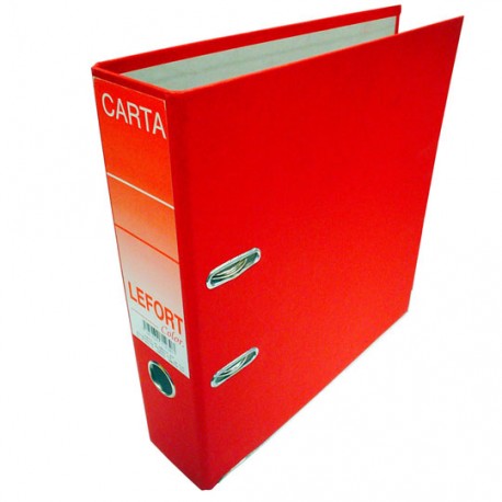 REGISTRADOR DE CARTON COLOR ARILLO EN O DE 3 PULGADAS COLOR ROJO LEFORT 1230 1 PIEZA - Envío Gratuito