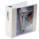 CARPETA DE VINIL PANORAMICA ARILLO EN O DE 4 PULGADAS COLOR BLANCA KINERA 9401BL 1 PIEZA - Envío Gratuito