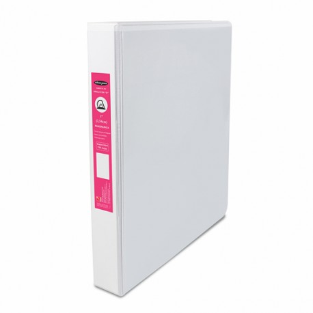 CARPETA DE VINIL PANORAMICA ARILLO EN D DE 1 PULGADA COLOR BLANCA WILSON JONES 386 1 PIEZA - Envío Gratuito