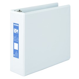 CARPETA DE VINIL BASICA ARILLO EN O DE 3 PULGADAS COLOR BLANCA ACCO CLEAR VIEW 1 PIEZA - Envío Gratuito