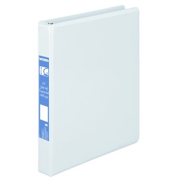 CARPETA DE VINIL BASICA ARILLO EN O DE 0.5 PULGADAS COLOR BLANCA ACCO CLEAR VIEW 1 PIEZA - Envío Gratuito
