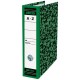 REGISTRADOR DE CARTON MARMOLEADO CLASICO ARILLO EN O DE 3 PULGADAS COLOR VERDE KYMA KYOF 1 PIEZA - Envío Gratuito