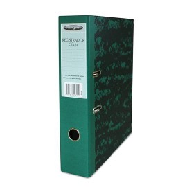 REGISTRADOR DE CARTON MARMOLEADO CLASICO ARILLO EN O DE 1 PULGADA COLOR VERDE WILSON JONES ACCO 1 PIEZA - Envío Gratuito