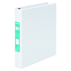 CARPETA DE VINIL BASICA ARILLO EN O DE 1 PULGADA COLOR BLANCA WILSON JONES CLEAR VIEW 1 PIEZA - Envío Gratuito