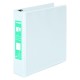 CARPETA DE VINIL BASICA ARILLO EN O DE 2 PULGADAS COLOR BLANCA WILSON JONES CLEAR VIEW 1 PIEZA