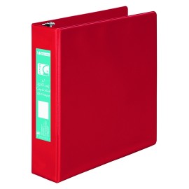 CARPETA DE VINIL BASICA ARILLO EN O DE 2 PULGADAS COLOR ROJA ACCO CLEAR VIEW 1 PIEZA - Envío Gratuito
