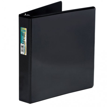 CARPETA DE VINIL PANORAMICA ARILLO EN O DE 0.5 PULGADAS COLOR NEGRA KINERA 9501NE 1 PIEZA - Envío Gratuito
