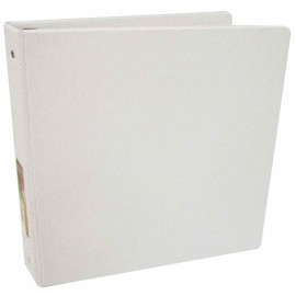 CARPETA DE VINIL BASICA ARILLO EN O DE 1.5 PULGADAS COLOR BLANCA KINERA 9600BL 1 PIEZA - Envío Gratuito