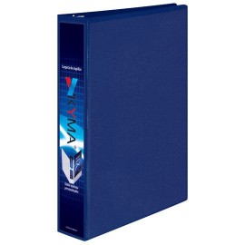 CARPETA DE VINIL BASICA ARILLO EN O DE 1 PULGADA COLOR AZUL KYMA KYMA 1 PIEZA - Envío Gratuito