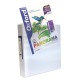 CARPETA DE VINIL PANORAMICA ARILLO EN D DE 1.5 PULGADAS COLOR BLANCA OXFORD PANORAMA 1 PIEZA - Envío Gratuito