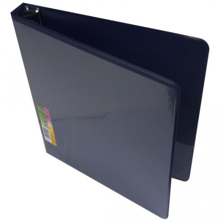 CARPETA DE VINIL PANORAMICA ARILLO EN O DE 1.5 PULGADAS COLOR AZUL KINERA 9501AZ 1 PIEZA - Envío Gratuito