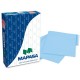 FOLDER DE PAPEL TAMAÑO OFICIO MAPASA MAPASA PA0002 TIPO 1/2 CEJA COLOR AZUL 1 PQ C/100 PZS - Envío Gratuito