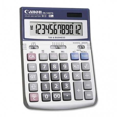 CALCULADORA DE ESCRITORIO CANON HS1200T 12 DIGITOS - Envío Gratuito