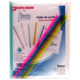 FOLDER DE POLIPROPILENO TAMAÑO CARTA IRASA LIBRETTO TIPO COSTILLA COLOR SURTIDO 1 PIEZA - Envío Gratuito