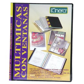FOLDER DE POLIPROPILENO TAMAÑO CARTA AZOR KINERA 8701NE TIPO MULTIMICAS COLOR NEGRO 1 PIEZA - Envío Gratuito