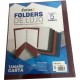 Folder laminado cta color vino c/5
