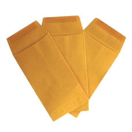 SOBRE BOLSA AMPAD 75008 DE PAPEL COLOR CREMA COIN SOLAPA ENGOMADA 1 PAQUETE CON 50 SOBRES - Envío Gratuito