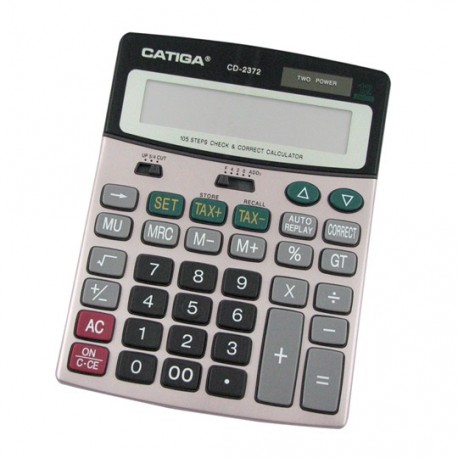 CALCULADORA DE ESCRITORIO CATIGA CD-2372 12 DIGITOS - Envío Gratuito