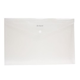 SOBRE BOLSA OXFORD F412B DE POLIPROPILENO COLOR BLANCO CARTA CON BROCHE 1 PIEZA - Envío Gratuito