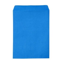 SOBRE BOLSA FORTEC B-24-CGBL-50 DE PAPEL COLOR AZUL OFICIO SOLAPA ENGOMADA 1 PAQUETE CON 50 SOBRES - Envío Gratuito