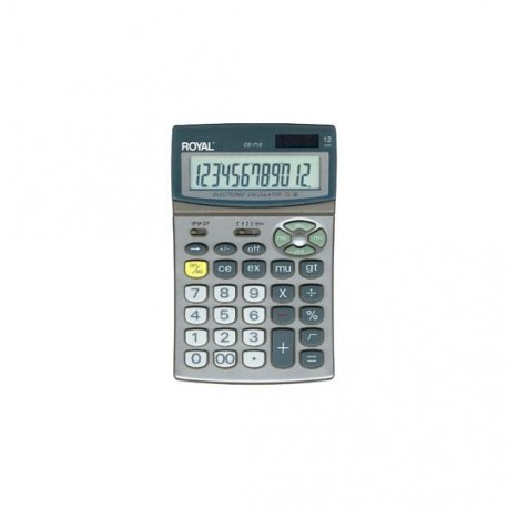 CALCULADORA BASICA ROYAL CE-710 12 DIGITOS - Envío Gratuito