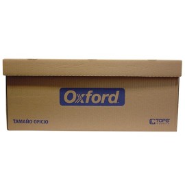 CAJA PARA ARCHIVO TAMAÑO OFICIO OXFORD DE CARTON DE 60 X 24 X 26 CM 1 PIEZA - Envío Gratuito