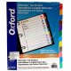 SEPARADOR OXFORD 24120 TAMAÑO CARTA CON 12 DIVISIONES DE PAPEL CON CEJAS MULTICOLOR 1 JUEGO - Envío Gratuito
