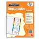 SEPARADOR WILSON JONES P1348 TAMAÑO CARTA CON 12 DIVISIONES DE PAPEL CON CEJAS MULTICOLOR 1 JUEGO - Envío Gratuito