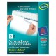 SEPARADOR AVERY 11449 TAMAÑO CARTA CON 5 DIVISIONES DE PAPEL CON CEJAS BLANCAS 1 JUEGO