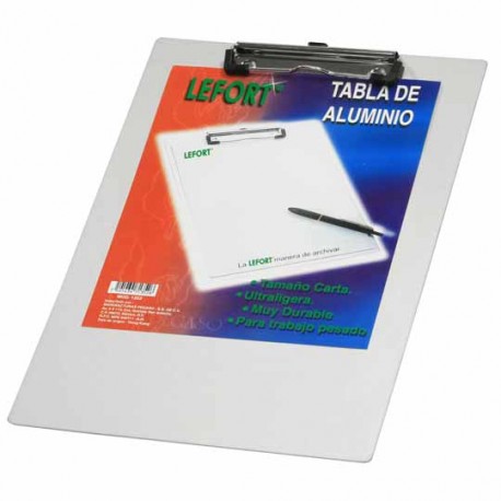 TABLA SUJETAPAPEL AZOR 1352 TAMAÑO CARTA DE METAL CON BROCHE METALICO 1 PIEZA - Envío Gratuito