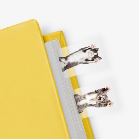 BANDERITAS EN FORMA DE GATO JUST MUSTARD M 16094A 100 BANDERITAS - Envío Gratuito