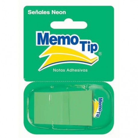 BANDERITAS JANEL MEMOTIP COLOR VERDE 25 BANDERITAS - Envío Gratuito