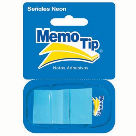 BANDERITAS JANEL MEMOTIP COLOR AZUL 25 BANDERITAS - Envío Gratuito