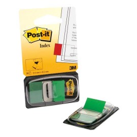 BANDERITAS POST-IT 6803 COLOR VERDE 50 BANDERITAS - Envío Gratuito