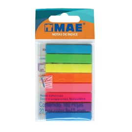 Notas de índice 8 colores pack 24 pzas - Envío Gratuito