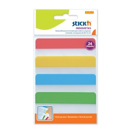 Notas de índice jgo. con 24 etiquetas colores - Envío Gratuito