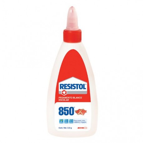 PEGAMENTO LIQUIDO HENKEL RESISTOL 850 COLOR BLANCO 110 GR - Envío Gratuito