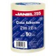 CINTA ADHESIVA CORTE FACIL JANEL 255 TRANSPARENTE DE 12 MM X 65 M BLISTER CON 10 PZAS - Envío Gratuito