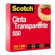 CINTA ADHESIVA CORTE FACIL SCOTCH 550 TRANSPARENTE DE 24 MM X 65 M 1 PZA - Envío Gratuito