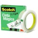 CINTA ADHESIVA MAGICA SCOTCH 810 DE 12 MM X 65 M 1 PZA - Envío Gratuito
