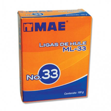 Ligas de hule del número 33 - Envío Gratuito