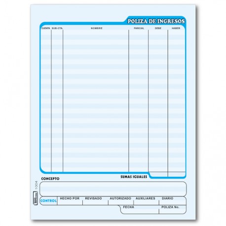 Lm-p¢liza de ingresos printaform - Envío Gratuito