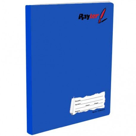 CUADERNO PROFESIONAL BLANCO RAYTER DE 100 HOJAS PASTA CARTULINA SULFATADA TIPO COSIDO 1 PIEZA - Envío Gratuito